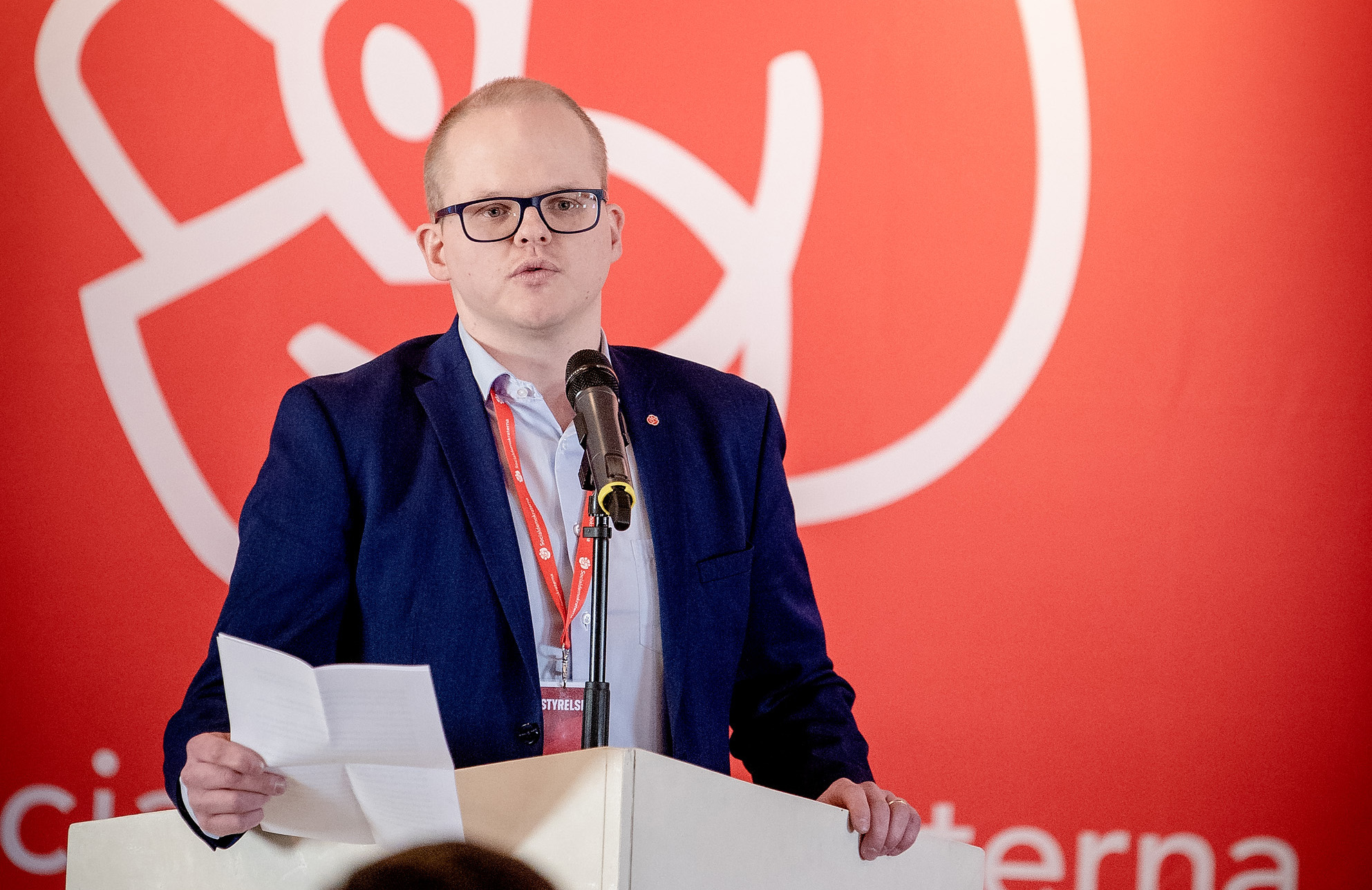 Sebastian Hörlin, distriktsordförande, Socialdemokraterna Jönköpings län.