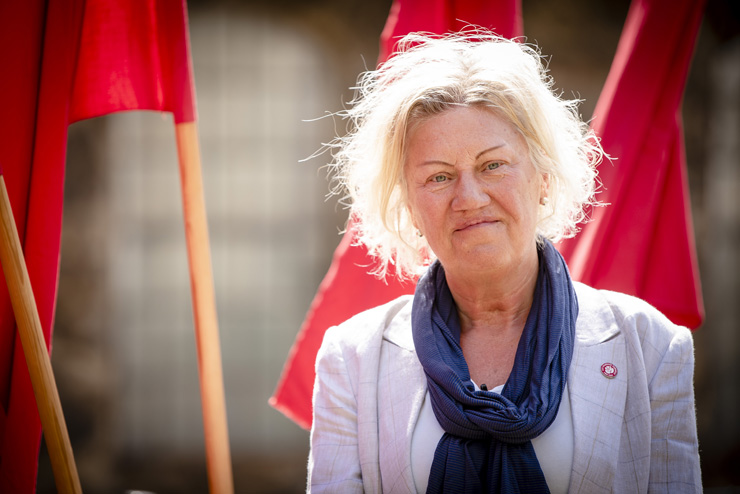 Carina Ödebrink, distriktsordförande, Socialdemokraterna i Jönköpings län. 