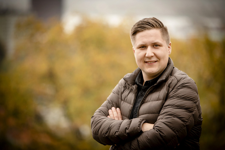 Niklas Sigvardsson, socialdemokratisk riksdagsledamot från Jönköpings län. 