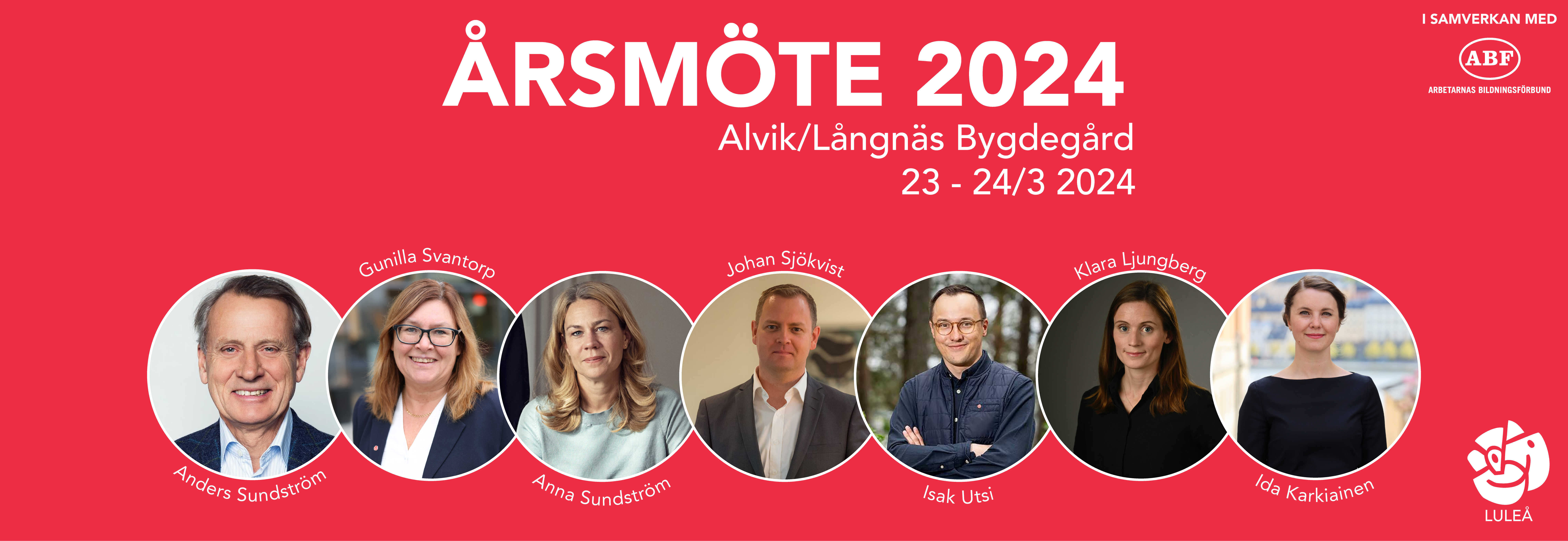 Årsmöte 2024 Socialdemokraterna Luleå