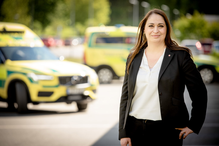 Rachel De Basso, Socialdemokraterna, regionstyrelsens ordförande i Region Jönköpings län. 